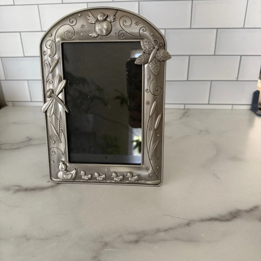 Fetco Baby Duck Pewter Picture Frame 4 X 6 New Home Decor